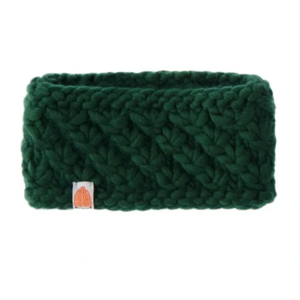 NWT Sh*t that I Knit merino wool Bliss Headband - Pine Green